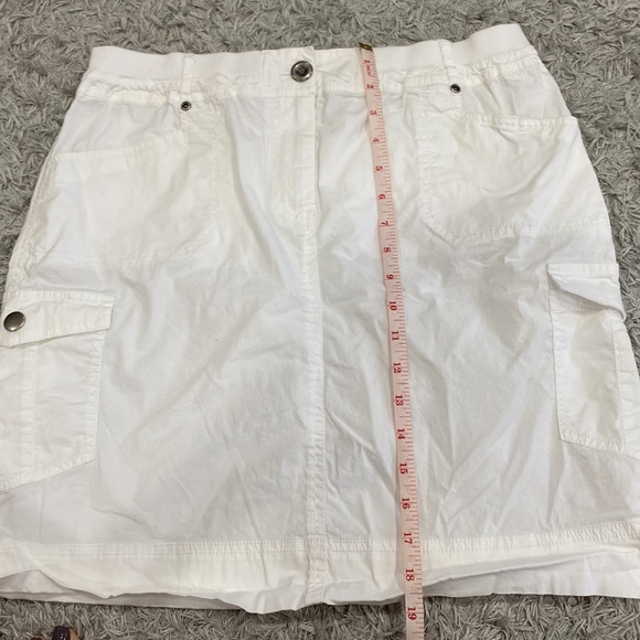 Chico’s Womens Cargo White skirt - Picture 4 of 6